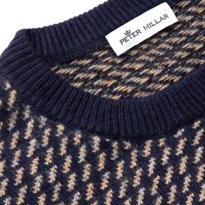 PETER MILLAR Mountainside Merino Wool And Cashmere-Blend Jacquard Sweater